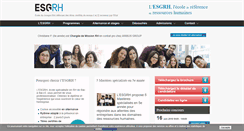 Desktop Screenshot of esgrh.fr